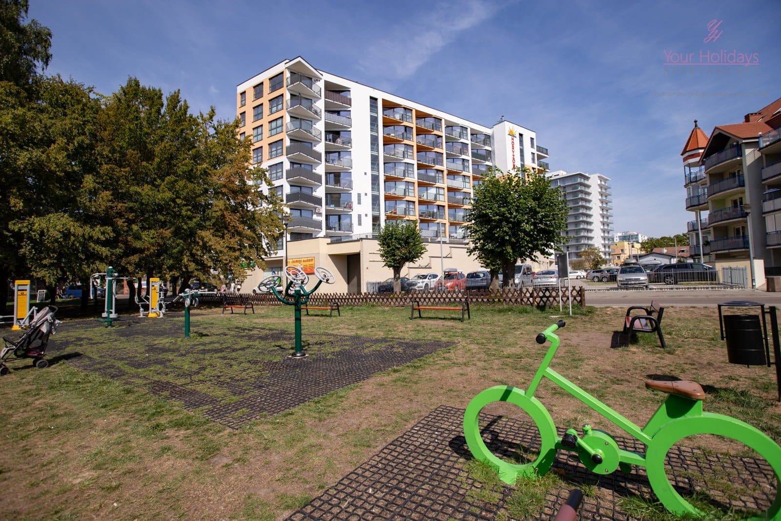 Międzyzdroje apartment Horyzont 206 - Your Holidays Międzyzdroje 2 Międzyzdroje apartament Horyzont - widok z zewnątrz