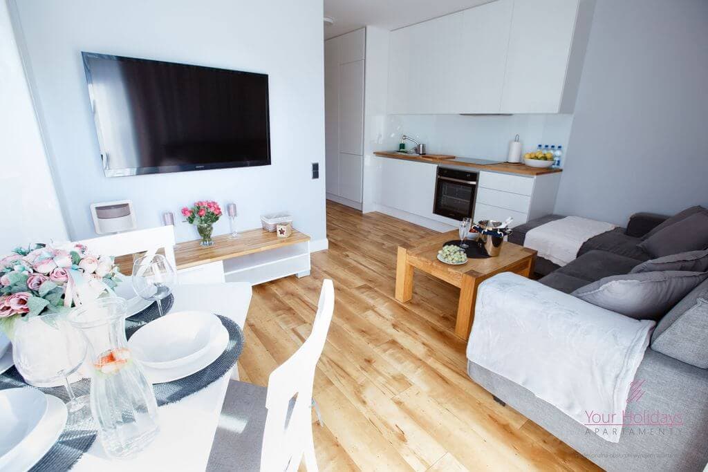Międzyzdroje apartment Horyzont 206 - Your Holidays Międzyzdroje 8 Międzyzdroje apartament Horyzont 206 - salon w apartamencie na wynajem w Międzyzdrojach