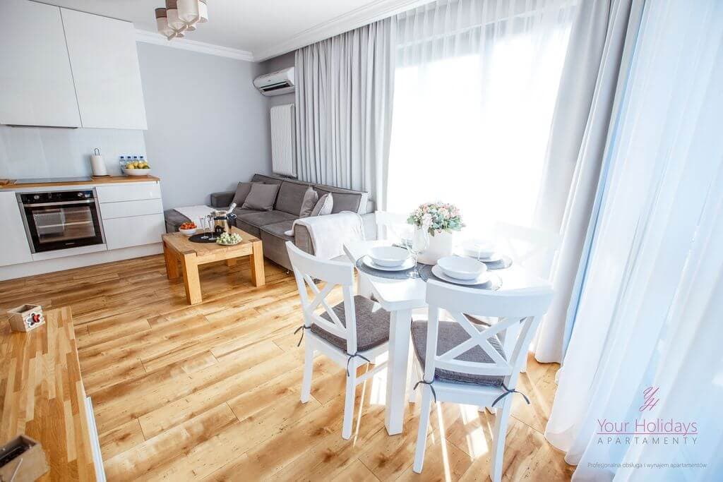 Międzyzdroje apartment Horyzont 206 - Your Holidays Międzyzdroje 6 Międzyzdroje apartament Horyzont 206 - salon w apartamencie w Międzyzdrojach nad morzem