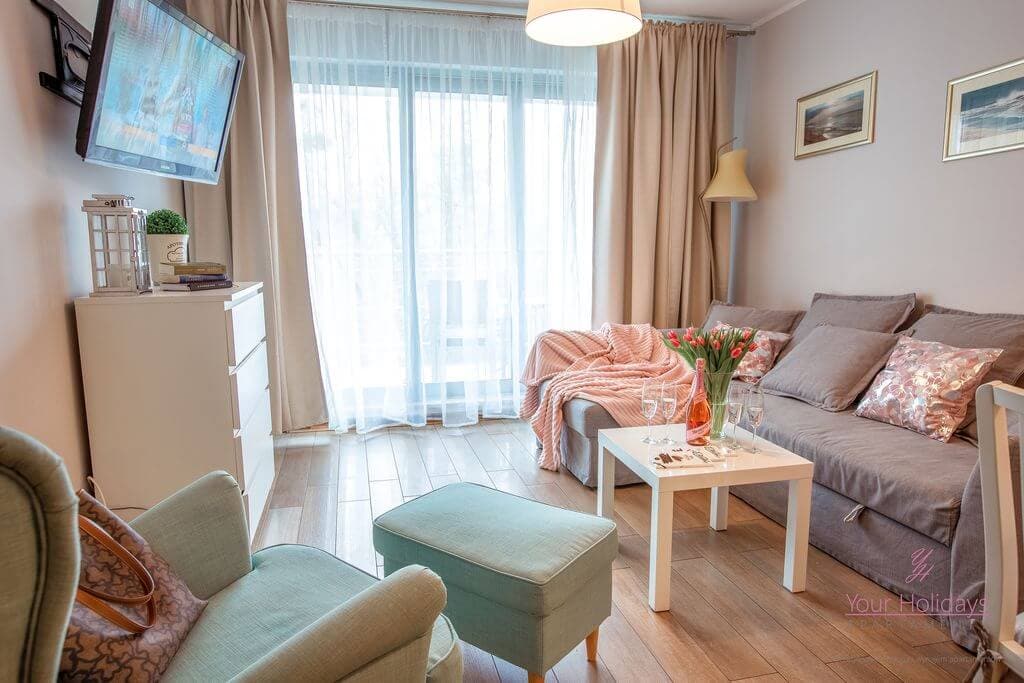Międzyzdroje Apartment Promenada Gwiazd 28/307 - Your Holidays 5 Międzyzdroje Apartament Promenada Gwiazd 28/307 - salon